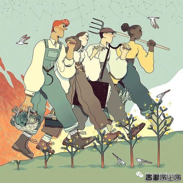 插画丨可爱的有点天真，夸张有趣的人物造型，风格独特充满童话想象力-7.jpg