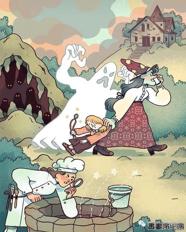 插画丨可爱的有点天真，夸张有趣的人物造型，风格独特充满童话想象力-20.jpg