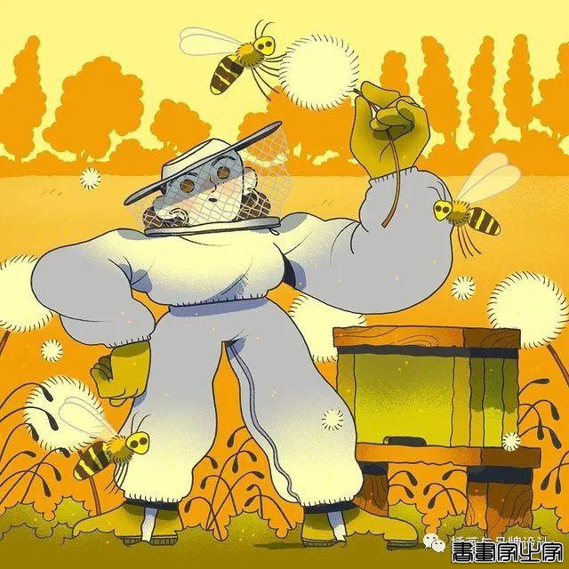 插画丨可爱的有点天真，夸张有趣的人物造型，风格独特充满童话想象力-23.jpg
