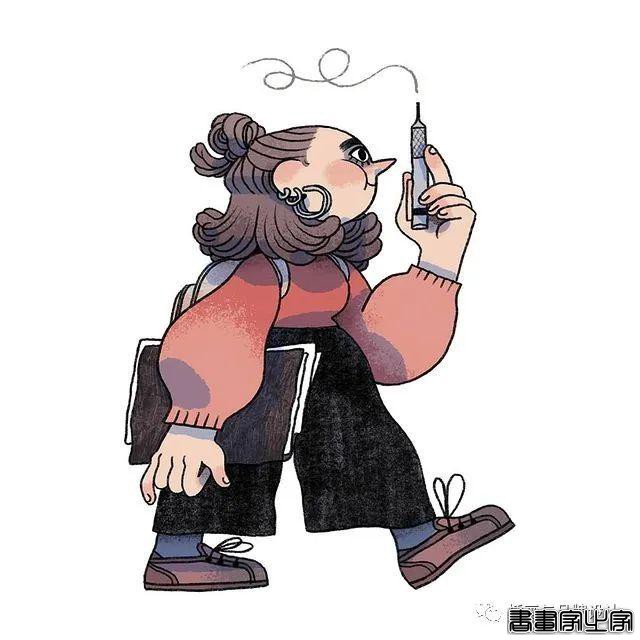 插画丨可爱的有点天真，夸张有趣的人物造型，风格独特充满童话想象力-34.jpg