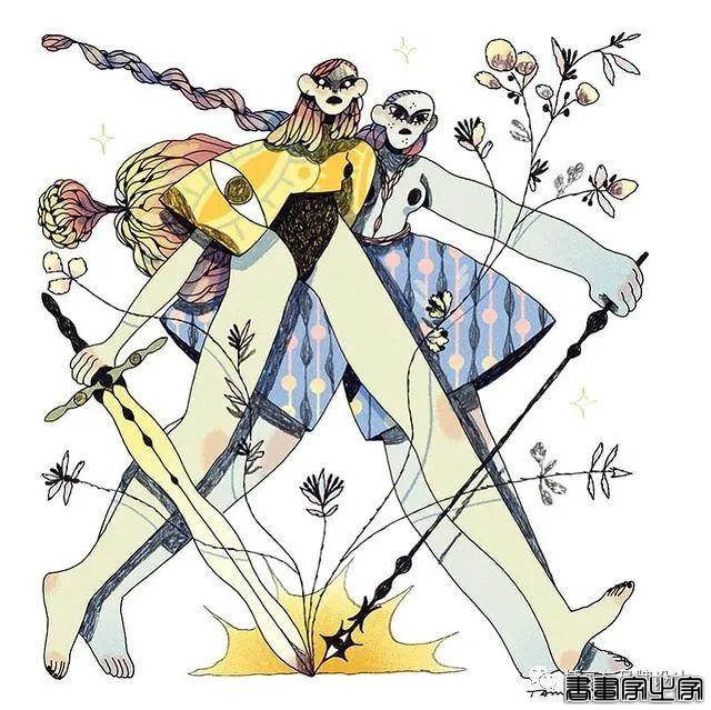 插画丨可爱的有点天真，夸张有趣的人物造型，风格独特充满童话想象力-73.jpg