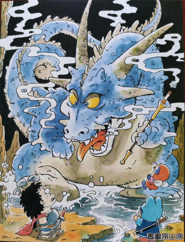 分享漫画家鸟山明大师的一些精美插画「第二弹」-6.jpg