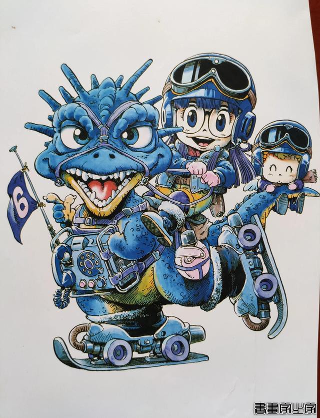 分享漫画家鸟山明大师的一些精美插画「第二弹」-11.jpg