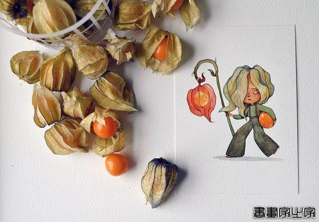 「设计师」以水果、蔬菜为灵感，创作的插画，风格很新奇-8.jpg