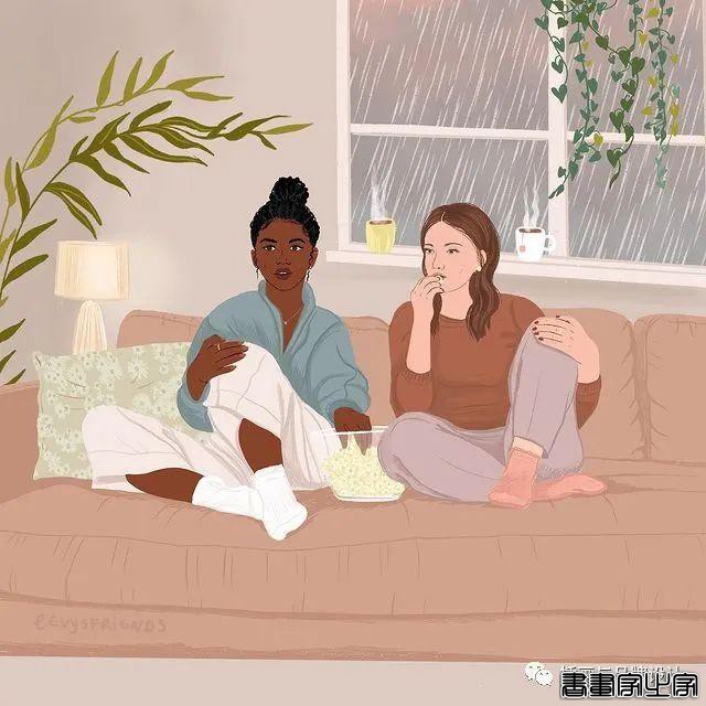 插画丨精湛的画技与高雅柔和色调搭配，描绘出女性闲暇时光里的美好-6.jpg