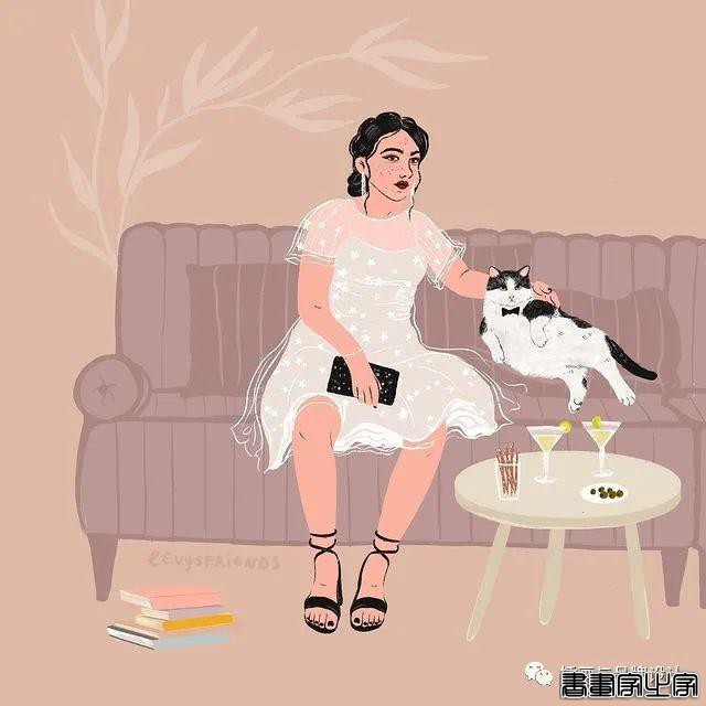插画丨精湛的画技与高雅柔和色调搭配，描绘出女性闲暇时光里的美好-8.jpg