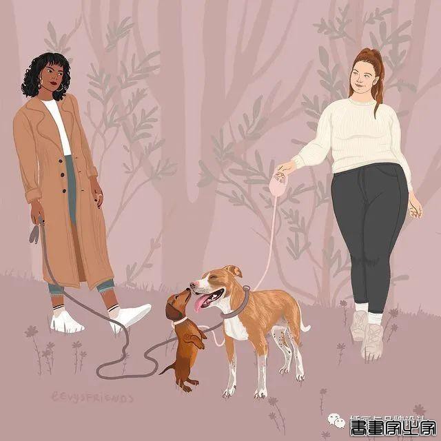 插画丨精湛的画技与高雅柔和色调搭配，描绘出女性闲暇时光里的美好-7.jpg