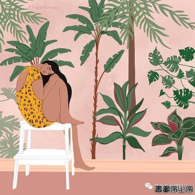 插画丨精湛的画技与高雅柔和色调搭配，描绘出女性闲暇时光里的美好-11.jpg