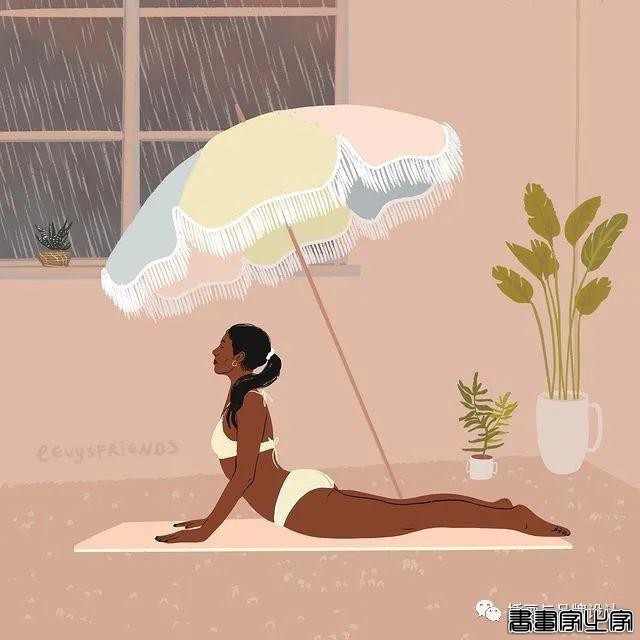 插画丨精湛的画技与高雅柔和色调搭配，描绘出女性闲暇时光里的美好-10.jpg