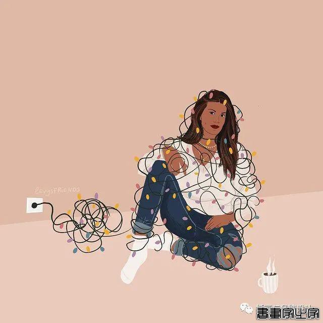 插画丨精湛的画技与高雅柔和色调搭配，描绘出女性闲暇时光里的美好-16.jpg