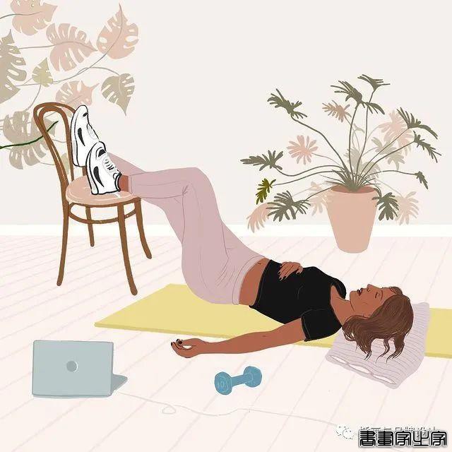 插画丨精湛的画技与高雅柔和色调搭配，描绘出女性闲暇时光里的美好-23.jpg