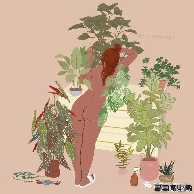 插画丨精湛的画技与高雅柔和色调搭配，描绘出女性闲暇时光里的美好-21.jpg