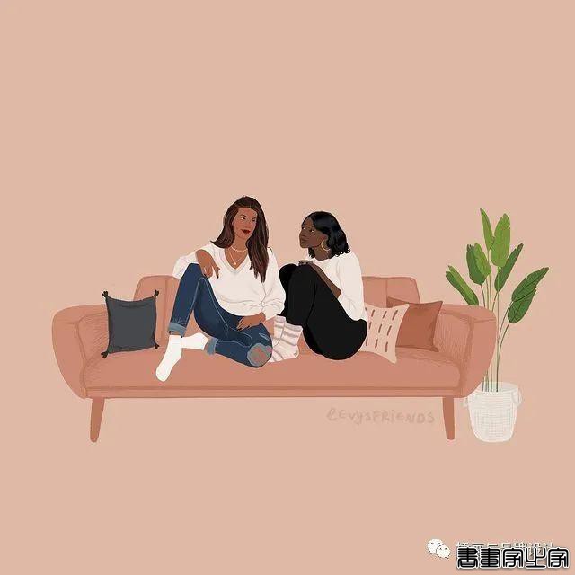 插画丨精湛的画技与高雅柔和色调搭配，描绘出女性闲暇时光里的美好-22.jpg