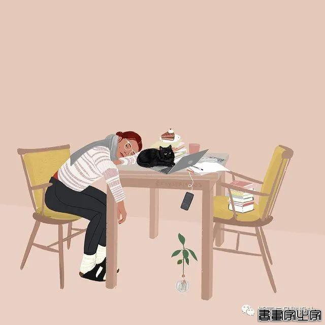 插画丨精湛的画技与高雅柔和色调搭配，描绘出女性闲暇时光里的美好-25.jpg