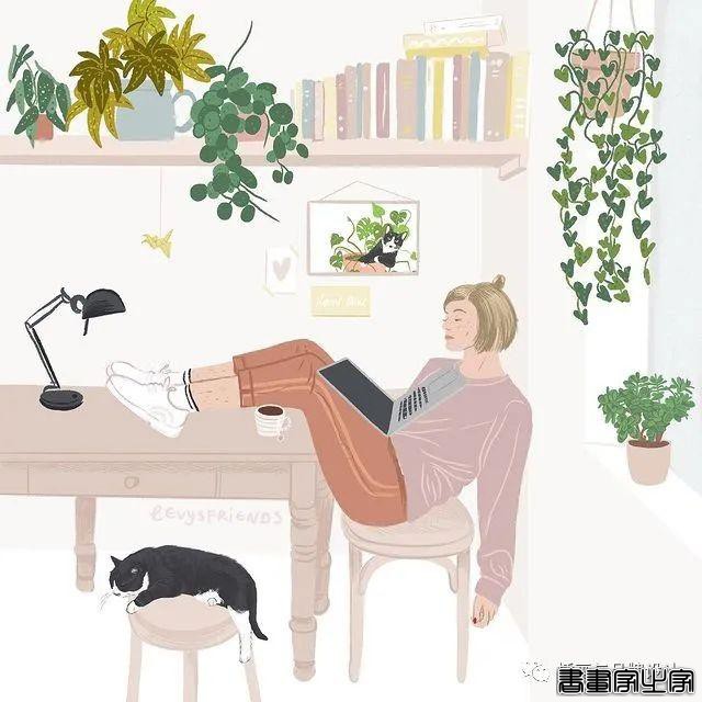 插画丨精湛的画技与高雅柔和色调搭配，描绘出女性闲暇时光里的美好-26.jpg