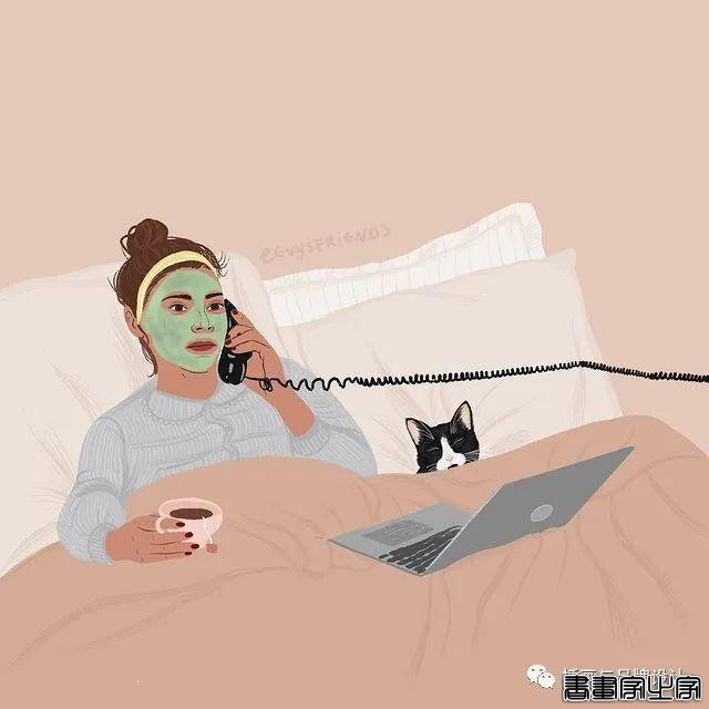 插画丨精湛的画技与高雅柔和色调搭配，描绘出女性闲暇时光里的美好-30.jpg