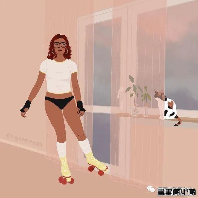 插画丨精湛的画技与高雅柔和色调搭配，描绘出女性闲暇时光里的美好-31.jpg