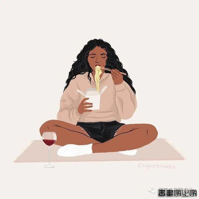插画丨精湛的画技与高雅柔和色调搭配，描绘出女性闲暇时光里的美好-38.jpg