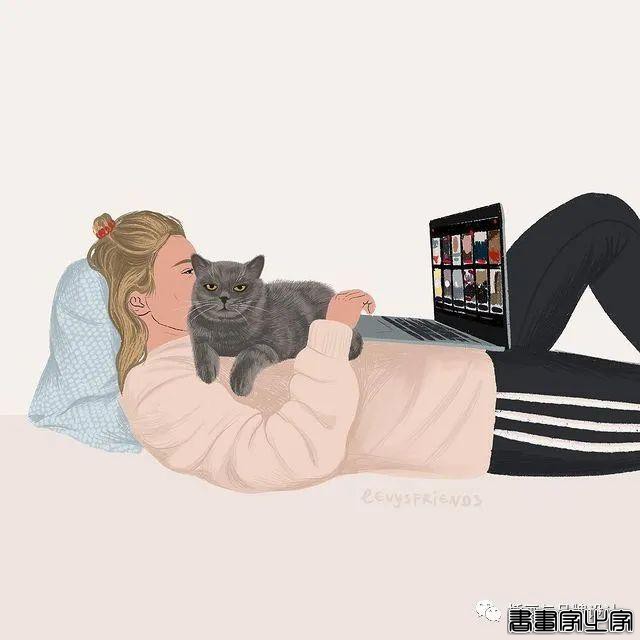 插画丨精湛的画技与高雅柔和色调搭配，描绘出女性闲暇时光里的美好-42.jpg