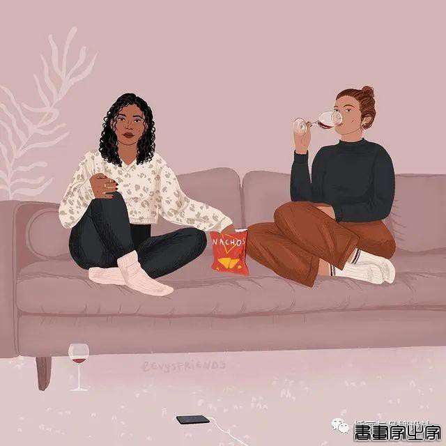 插画丨精湛的画技与高雅柔和色调搭配，描绘出女性闲暇时光里的美好-44.jpg