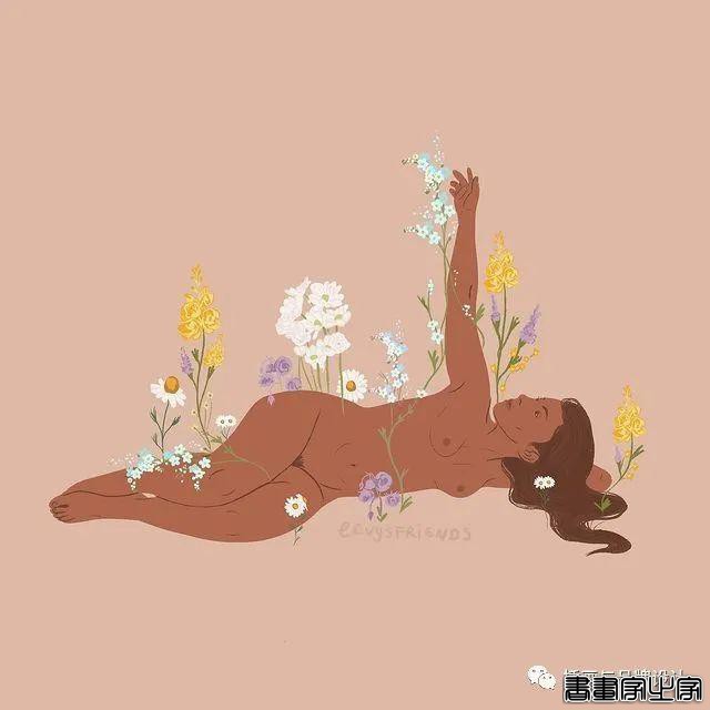 插画丨精湛的画技与高雅柔和色调搭配，描绘出女性闲暇时光里的美好-55.jpg
