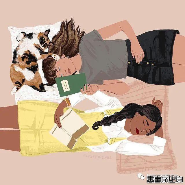 插画丨精湛的画技与高雅柔和色调搭配，描绘出女性闲暇时光里的美好-58.jpg