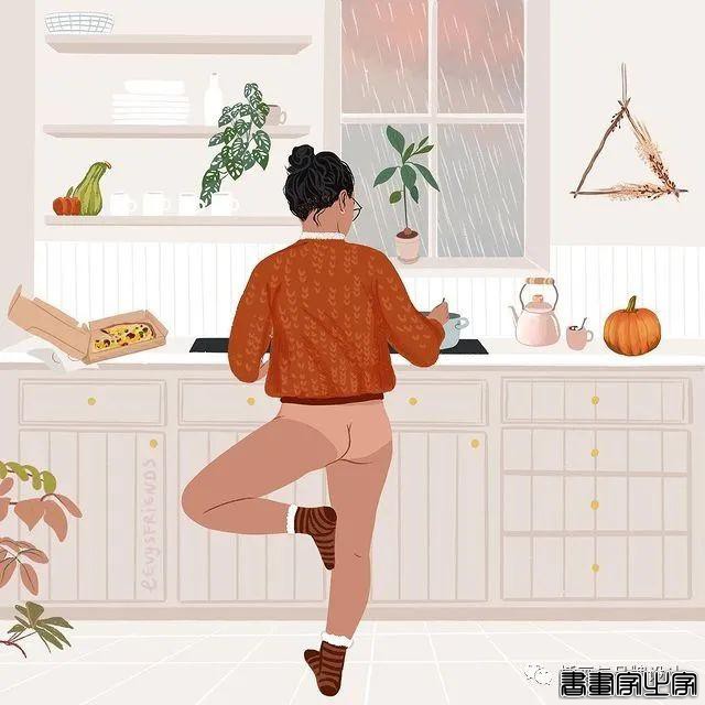 插画丨精湛的画技与高雅柔和色调搭配，描绘出女性闲暇时光里的美好-65.jpg