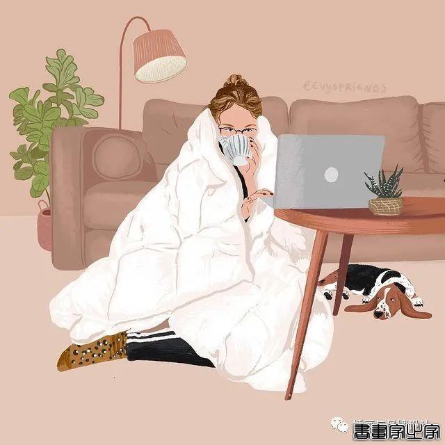 插画丨精湛的画技与高雅柔和色调搭配，描绘出女性闲暇时光里的美好-63.jpg
