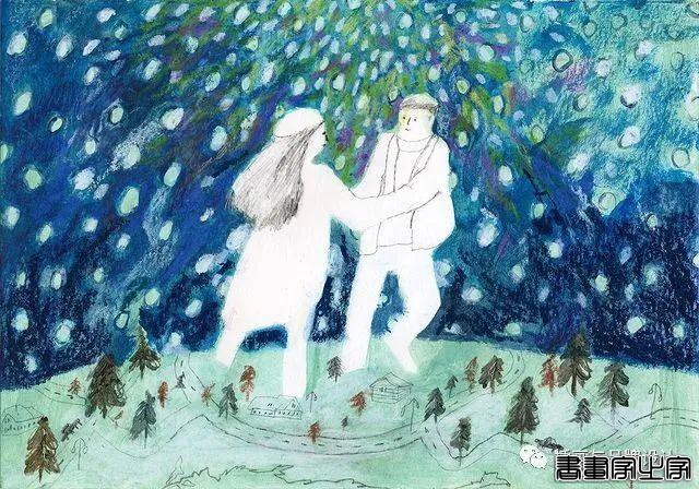 手绘丨轻松温暖的质感插画，捕捉稍纵即逝的瞬间，传达出无比舒适的平静感-44.jpg