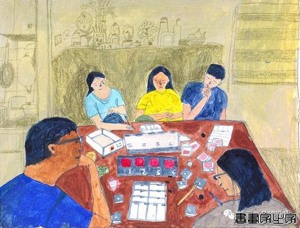 手绘丨轻松温暖的质感插画，捕捉稍纵即逝的瞬间，传达出无比舒适的平静感-54.jpg