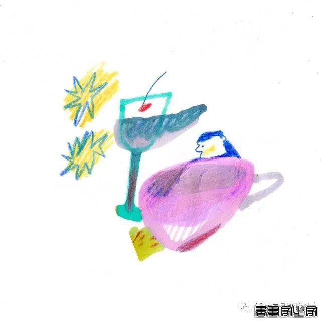 手绘丨轻松温暖的质感插画，捕捉稍纵即逝的瞬间，传达出无比舒适的平静感-62.jpg