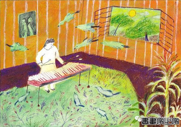 手绘丨轻松温暖的质感插画，捕捉稍纵即逝的瞬间，传达出无比舒适的平静感-59.jpg
