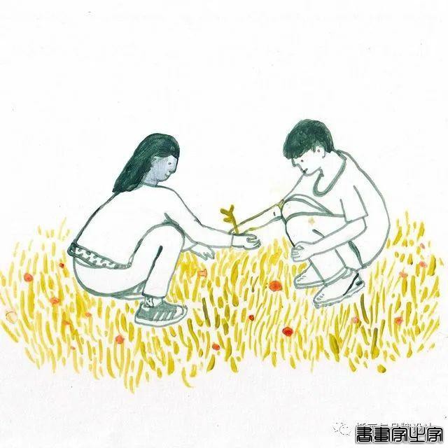 手绘丨轻松温暖的质感插画，捕捉稍纵即逝的瞬间，传达出无比舒适的平静感-61.jpg