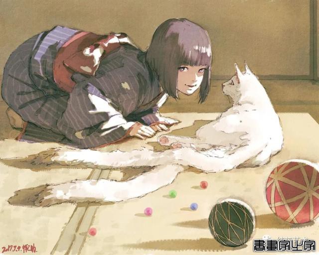 有复古氛围的人物场景插画-14.jpg