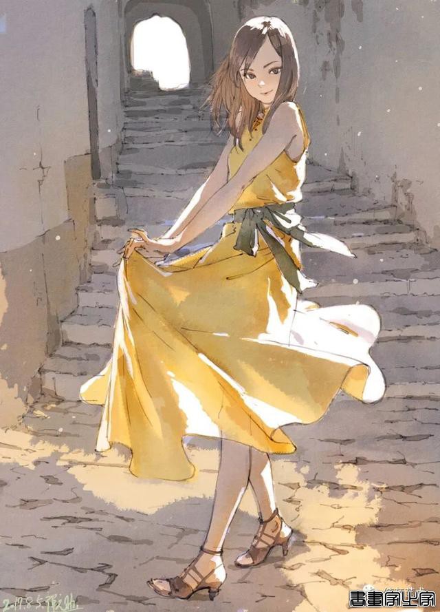 有复古氛围的人物场景插画-16.jpg