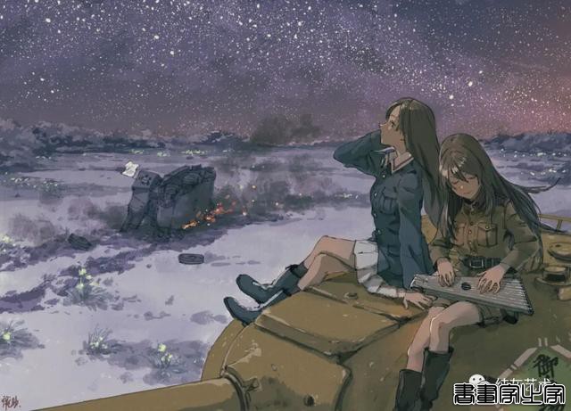 有复古氛围的人物场景插画-17.jpg