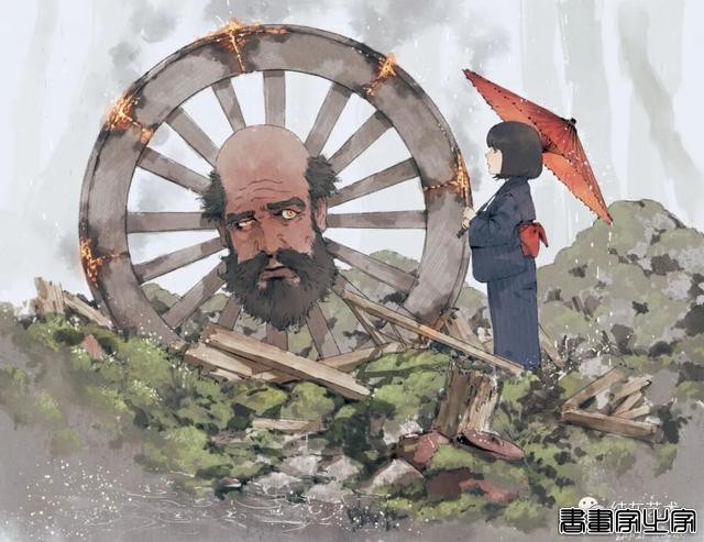 有复古氛围的人物场景插画-24.jpg
