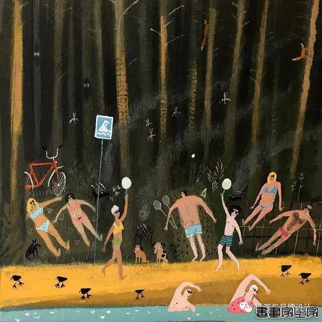 插画丨洒脱幽默的笔触描绘日常生活与城市街景，满溢复古的气息，颇具俄罗斯风情-4.jpg