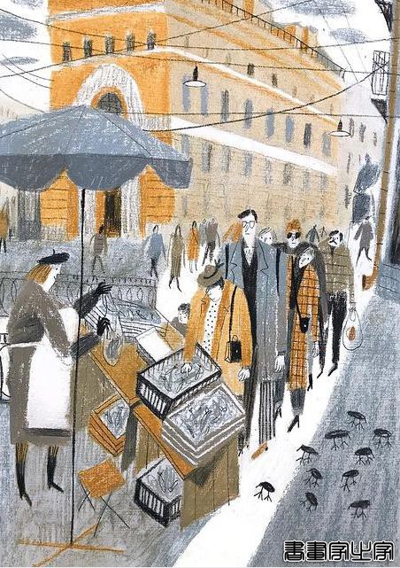 插画丨洒脱幽默的笔触描绘日常生活与城市街景，满溢复古的气息，颇具俄罗斯风情-36.jpg