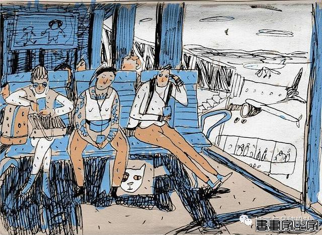 插画丨洒脱幽默的笔触描绘日常生活与城市街景，满溢复古的气息，颇具俄罗斯风情-58.jpg