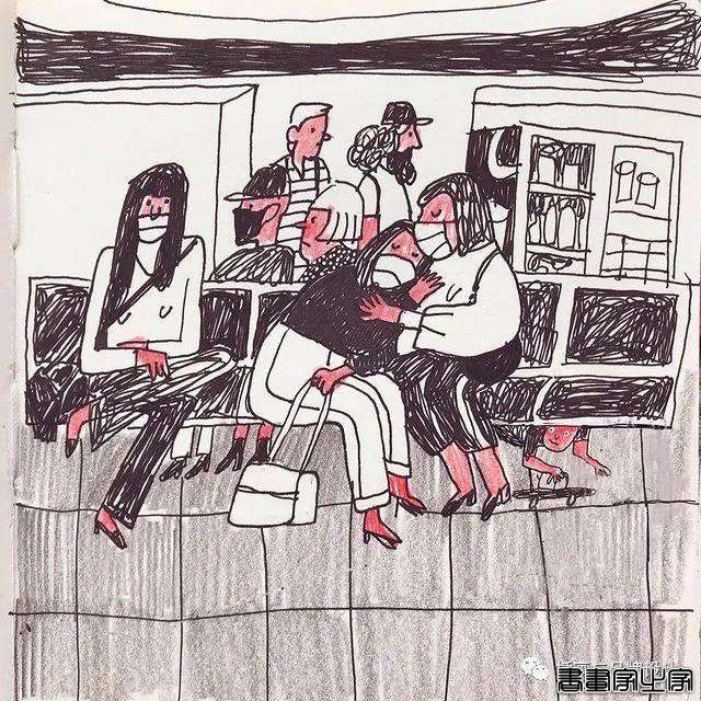 插画丨洒脱幽默的笔触描绘日常生活与城市街景，满溢复古的气息，颇具俄罗斯风情-61.jpg