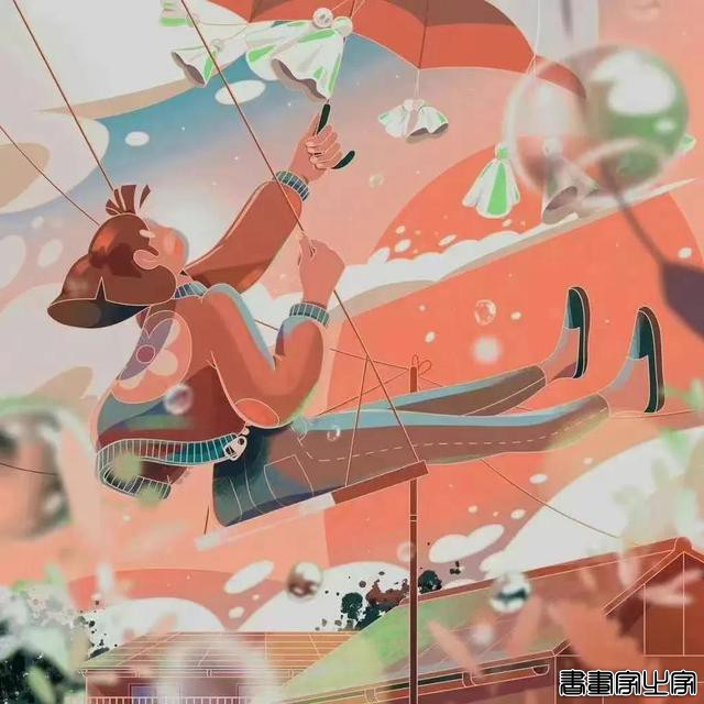 插画师 Nuria Boj 的一组粉色系插画作品-5.jpg