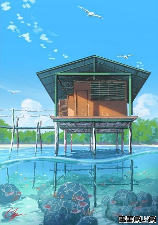 一博主将看过的日本风景画成插画，超美！网友：又想去日本了…-9.jpg