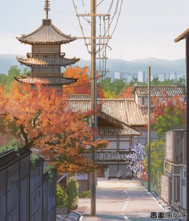 一博主将看过的日本风景画成插画，超美！网友：又想去日本了…-12.jpg