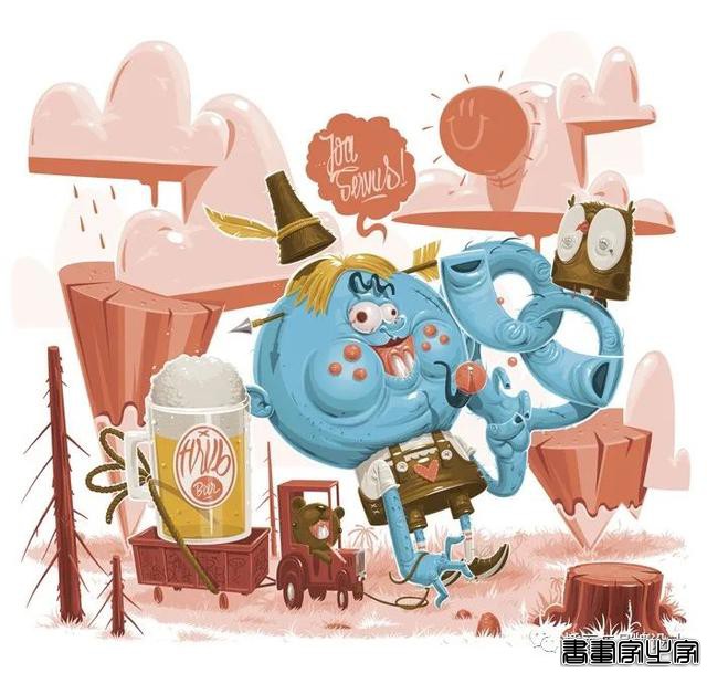 手绘丨奇幻生动的画面，沉稳舒服的色调，想象力十分丰富-13.jpg
