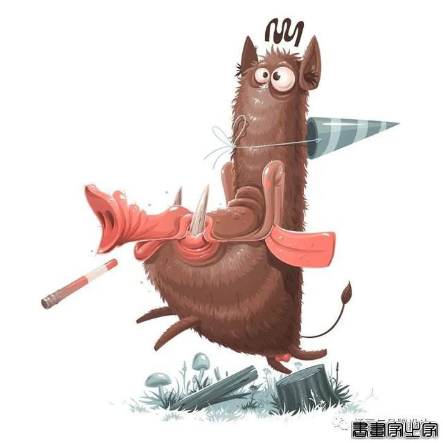 手绘丨奇幻生动的画面，沉稳舒服的色调，想象力十分丰富-14.jpg