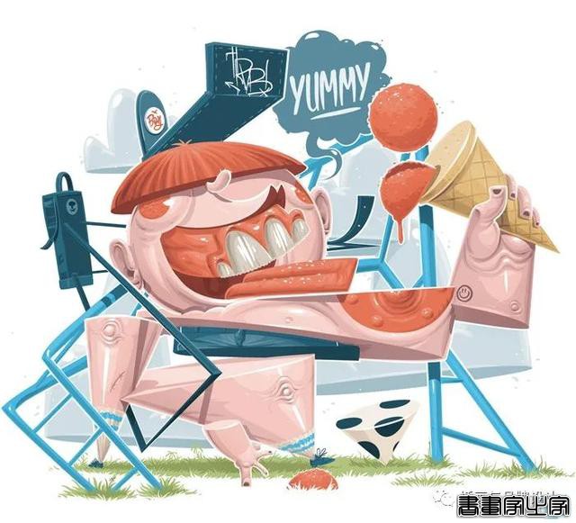 手绘丨奇幻生动的画面，沉稳舒服的色调，想象力十分丰富-12.jpg