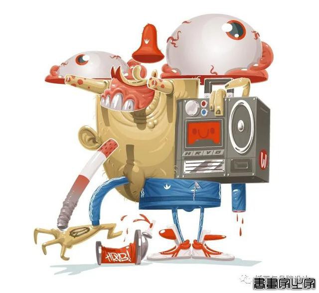 手绘丨奇幻生动的画面，沉稳舒服的色调，想象力十分丰富-16.jpg