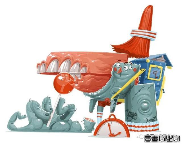 手绘丨奇幻生动的画面，沉稳舒服的色调，想象力十分丰富-19.jpg