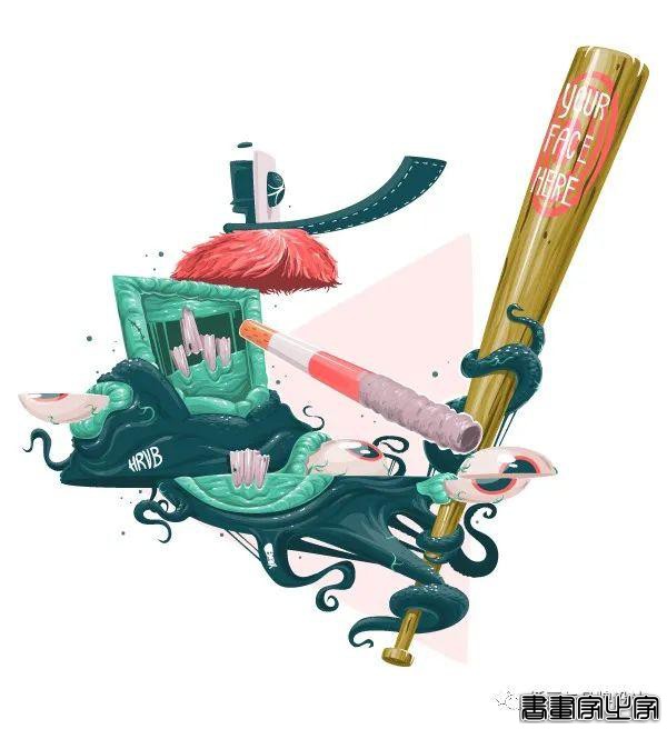 手绘丨奇幻生动的画面，沉稳舒服的色调，想象力十分丰富-24.jpg
